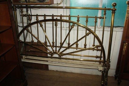Victorian brass double bedstead
